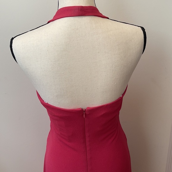 Laundry by Shell Segal Dark Pink Halter Dress NWT - Picture 8 of 16